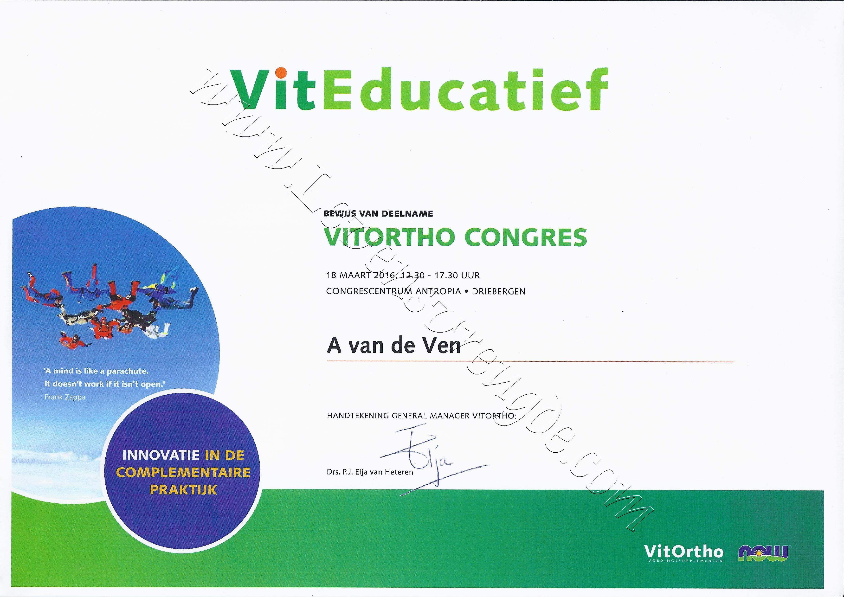 Vitortho congres